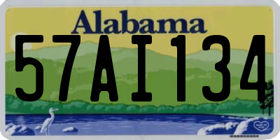 AL license plate 57AI134