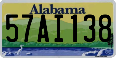 AL license plate 57AI138