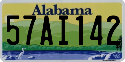 AL license plate 57AI142