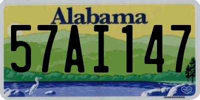 AL license plate 57AI147