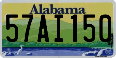 AL license plate 57AI150