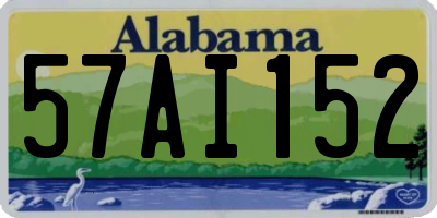 AL license plate 57AI152