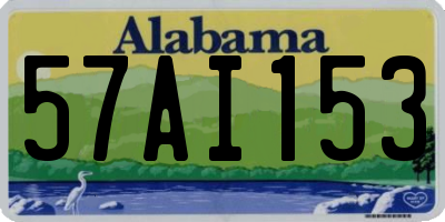 AL license plate 57AI153