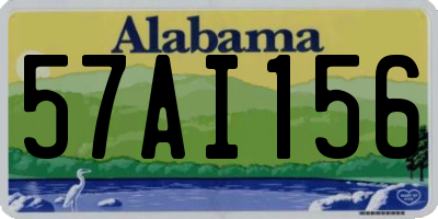 AL license plate 57AI156