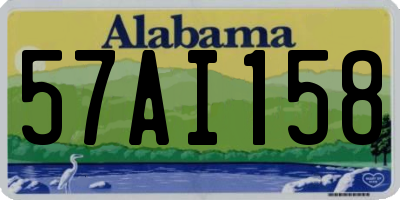 AL license plate 57AI158