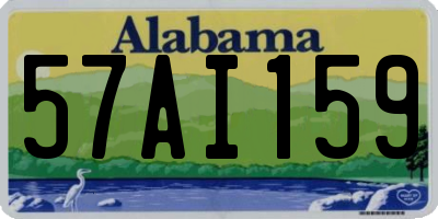 AL license plate 57AI159