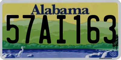 AL license plate 57AI163
