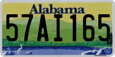 AL license plate 57AI165