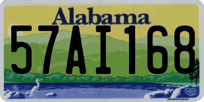 AL license plate 57AI168
