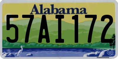 AL license plate 57AI172