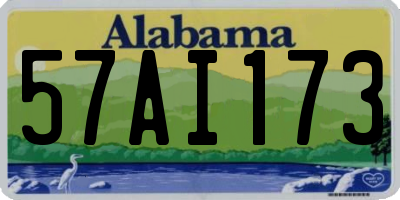 AL license plate 57AI173