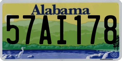 AL license plate 57AI178