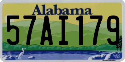 AL license plate 57AI179