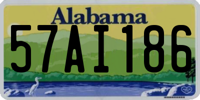 AL license plate 57AI186