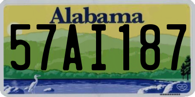 AL license plate 57AI187
