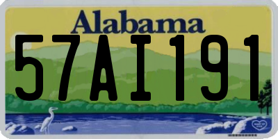 AL license plate 57AI191
