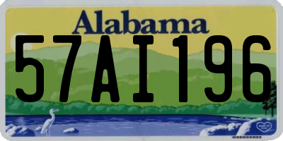 AL license plate 57AI196