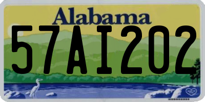 AL license plate 57AI202