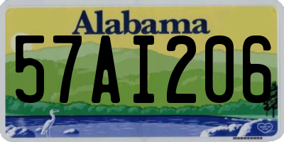 AL license plate 57AI206