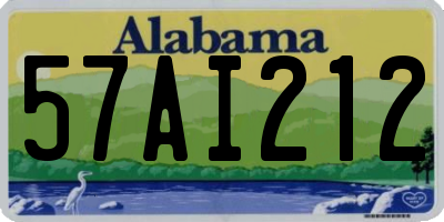 AL license plate 57AI212