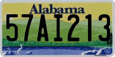 AL license plate 57AI213