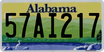 AL license plate 57AI217