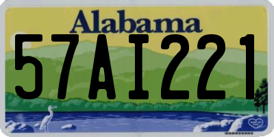AL license plate 57AI221