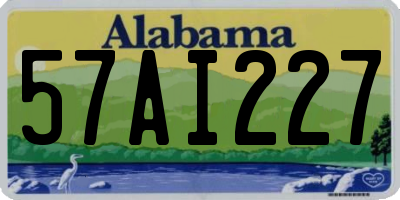 AL license plate 57AI227