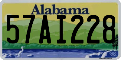 AL license plate 57AI228