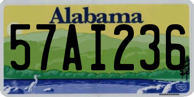 AL license plate 57AI236