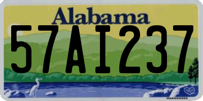 AL license plate 57AI237