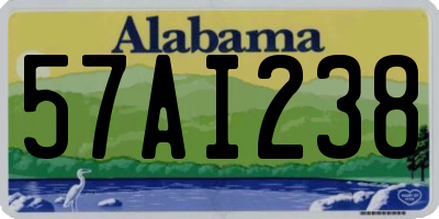AL license plate 57AI238