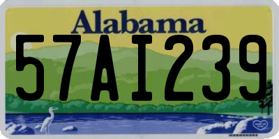 AL license plate 57AI239