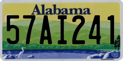 AL license plate 57AI241