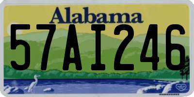 AL license plate 57AI246
