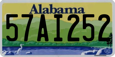 AL license plate 57AI252