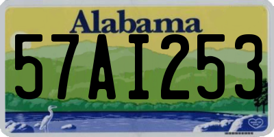 AL license plate 57AI253