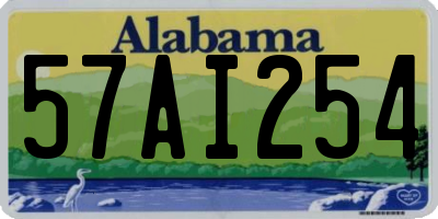 AL license plate 57AI254