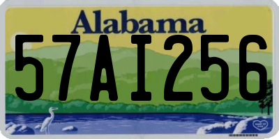 AL license plate 57AI256