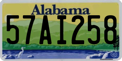AL license plate 57AI258