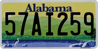 AL license plate 57AI259