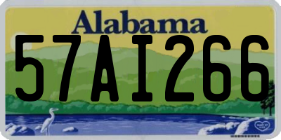 AL license plate 57AI266