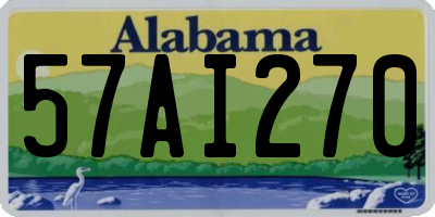 AL license plate 57AI270