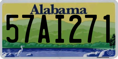 AL license plate 57AI271