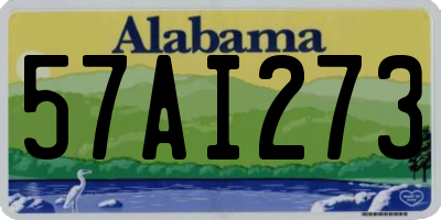 AL license plate 57AI273