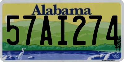 AL license plate 57AI274
