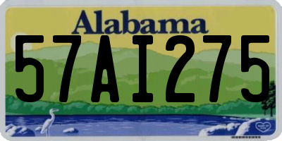 AL license plate 57AI275