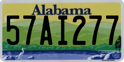 AL license plate 57AI277