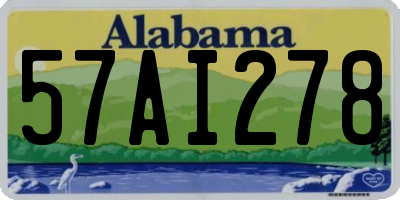 AL license plate 57AI278