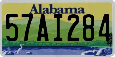 AL license plate 57AI284